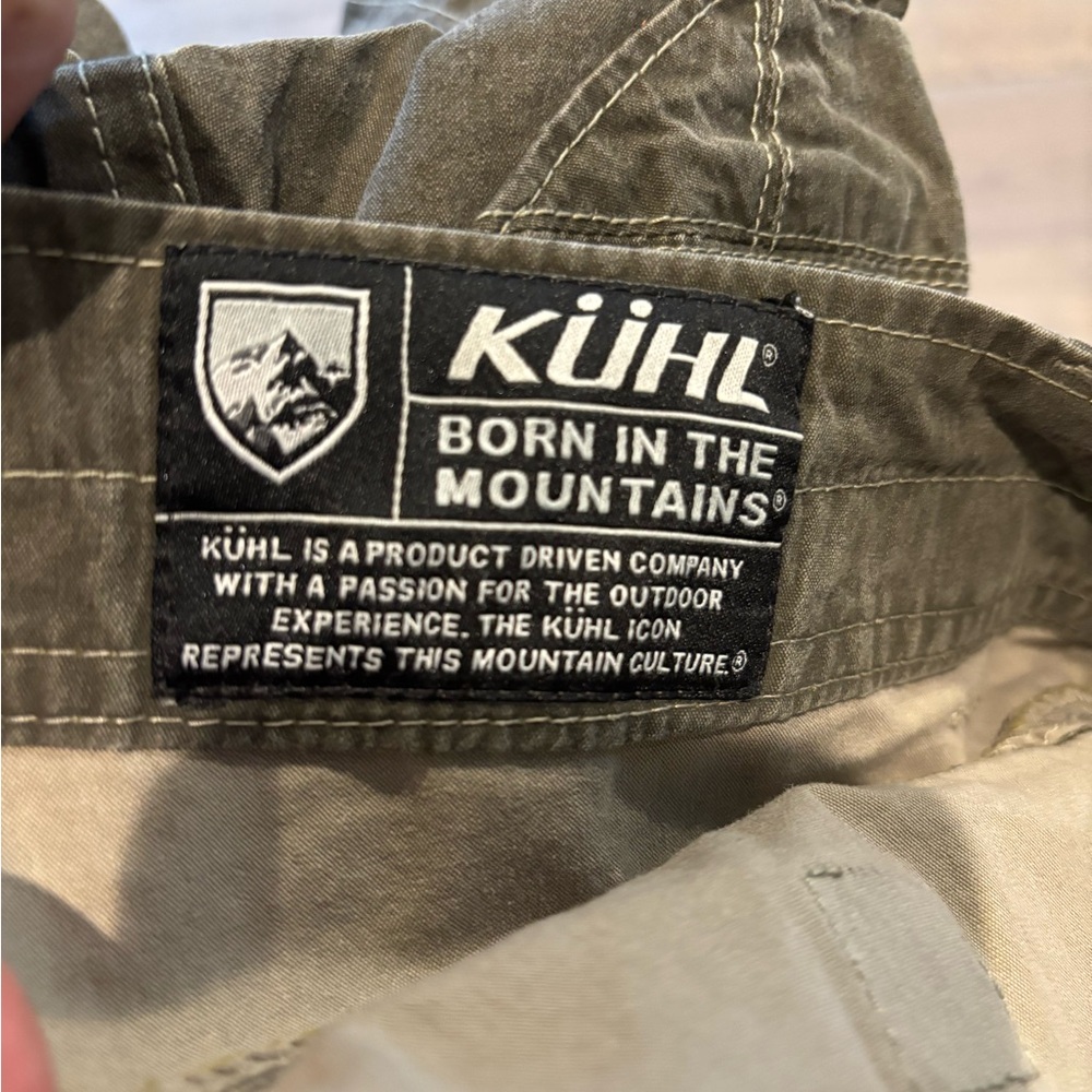 Kuhl Cargo Shorts Mens 36 Vintage Patina Dye Utility - Picture 6 of 8